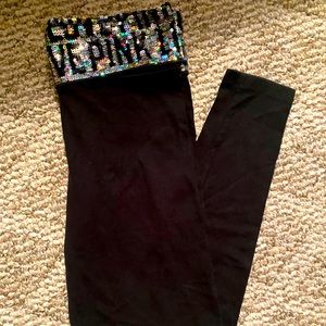 Women’s size small VS bling leggings